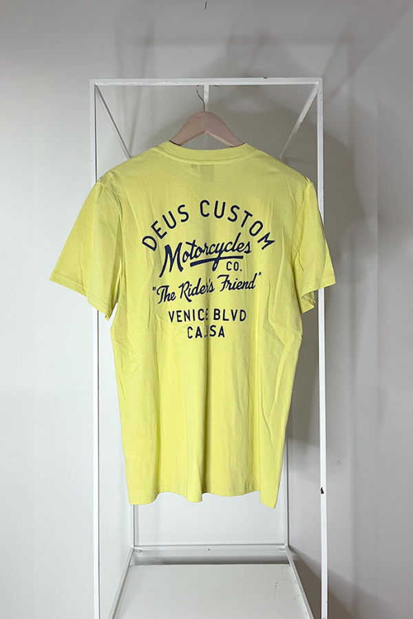 Deus Ex Machina Camber Tee - Canary Yellow