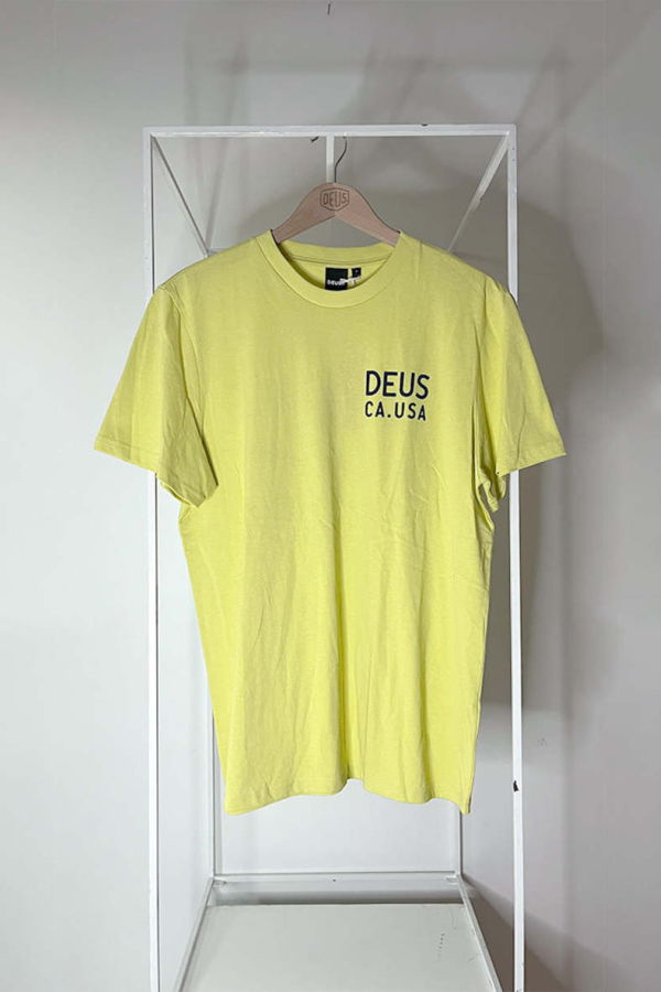 Deus Ex Machina Camber Tee - Canary Yellow