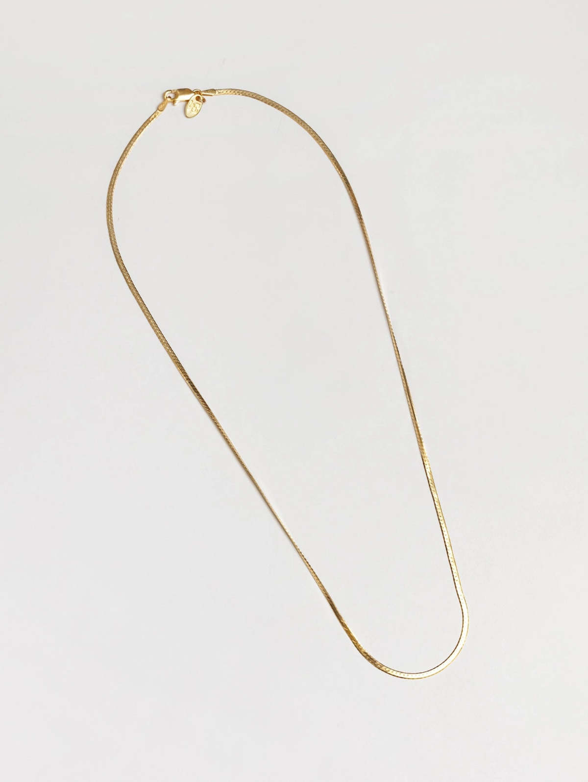 Wolf Circus Thin Herringbone Chain Necklace - Image 2 of 4