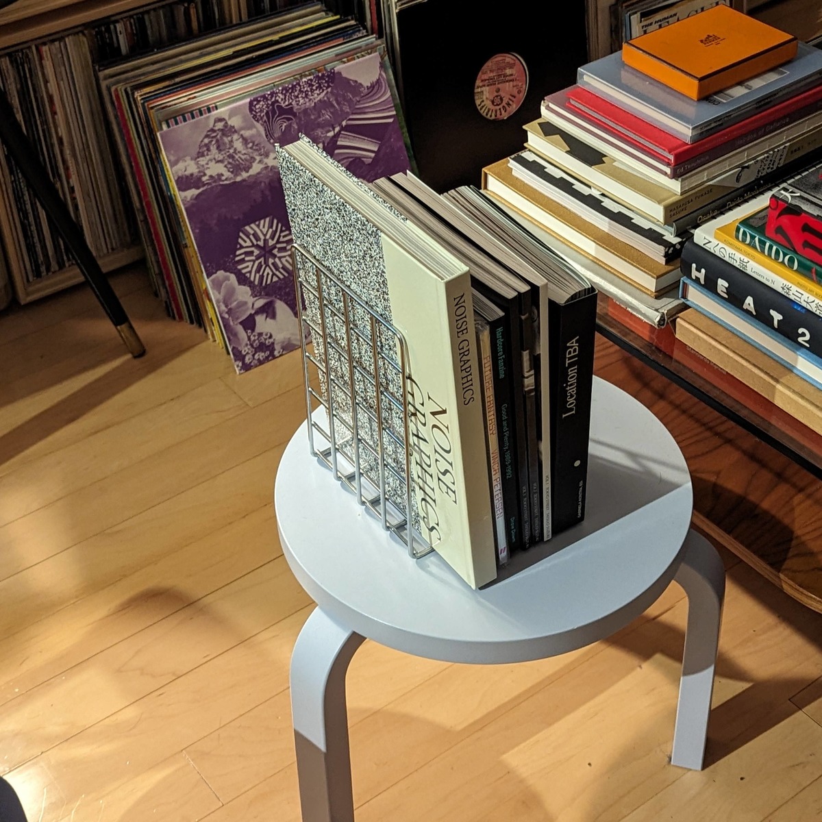 Olio Churvy Record & Book Storage Stand - Image 1 of 9