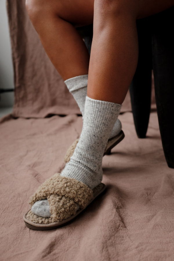 Le Bon Shoppe Snow Socks - Cookies and Cream