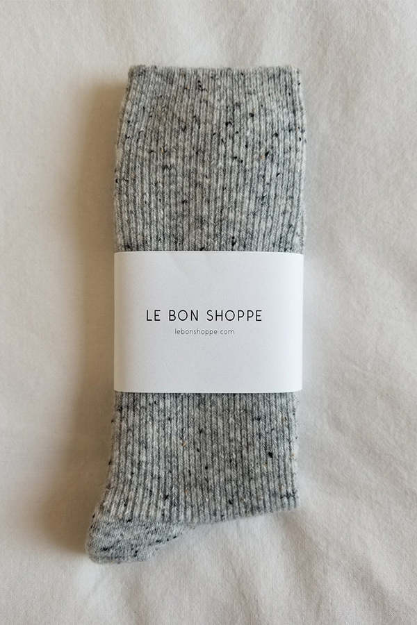Le Bon Shoppe Snow Socks - Cookies and Cream