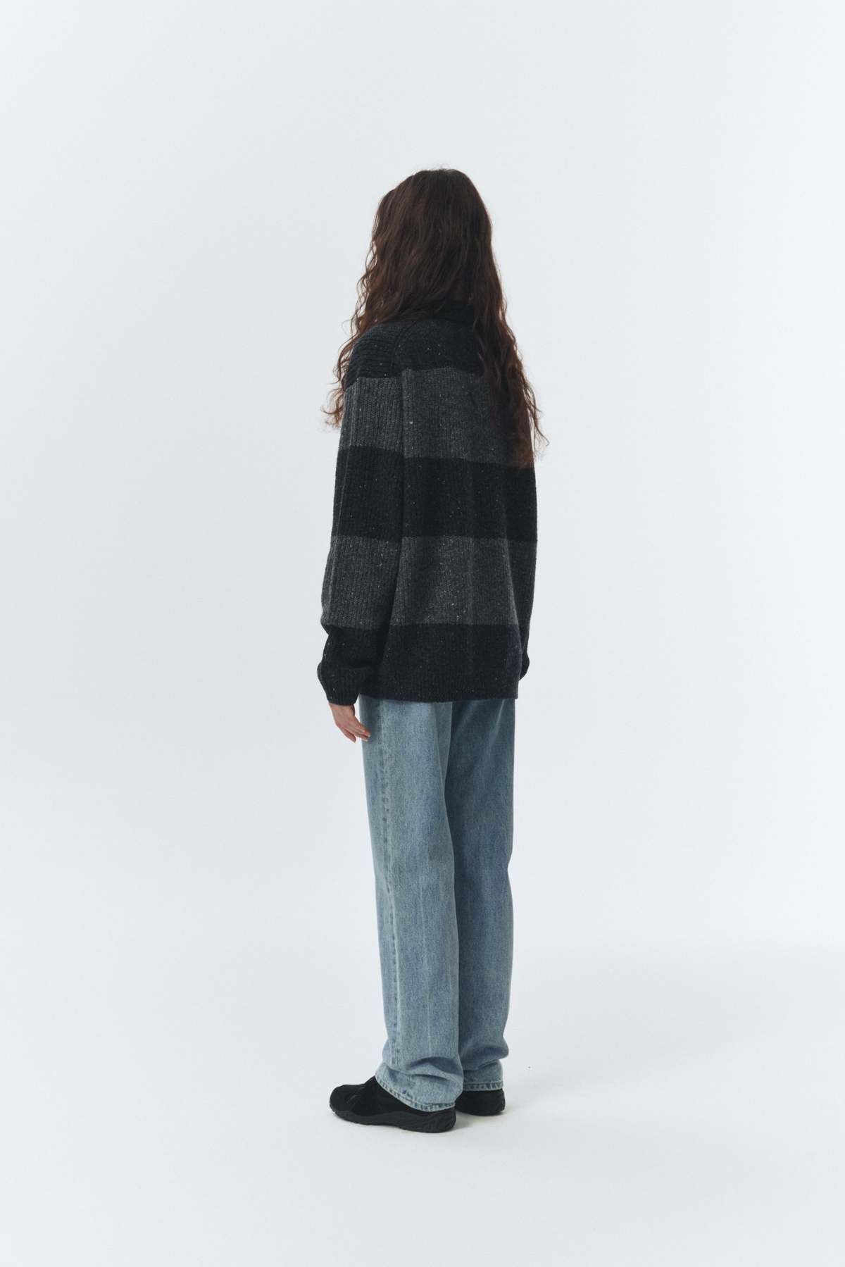 Dunst Unisex Rugby Sweater - Grey/Charcoal Grey - Image 6 of 8