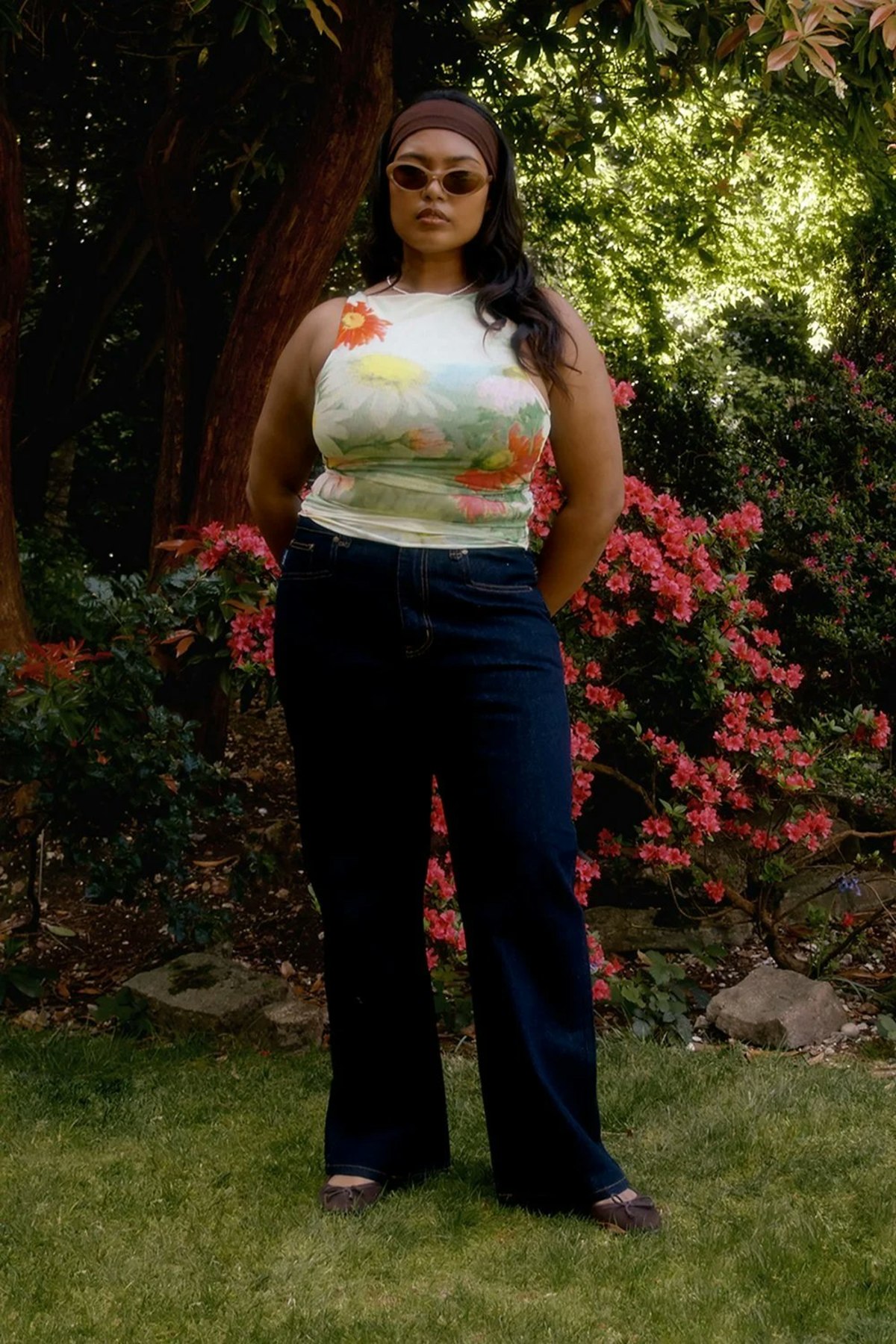 House of Sunny Cosmos Mesh Top - Multi - Image 4 of 10