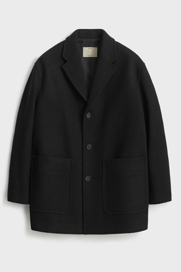 Pottery Melton Wool Half Coat