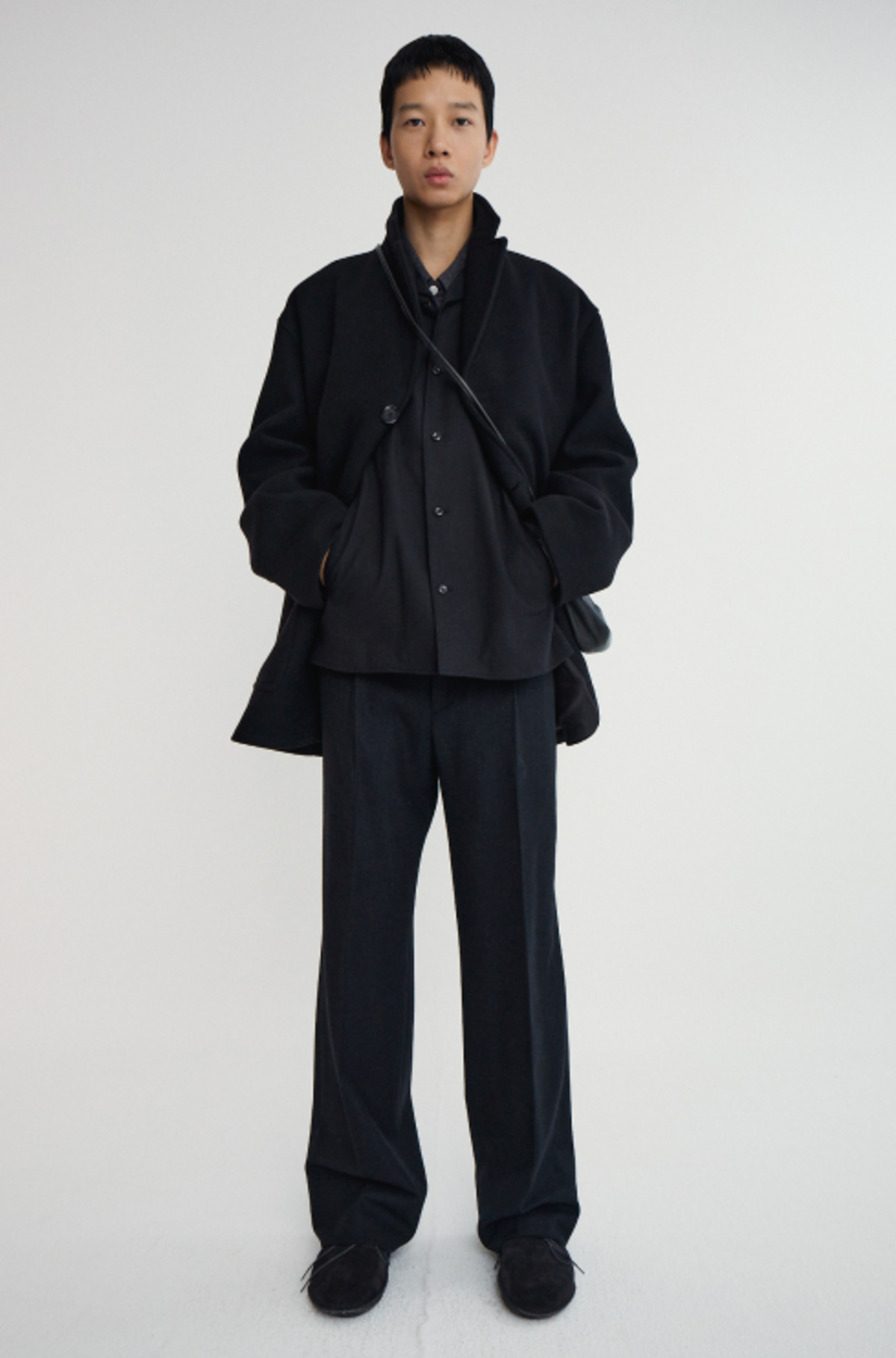 Pottery Melton Wool Half Coat - Image 3 of 4