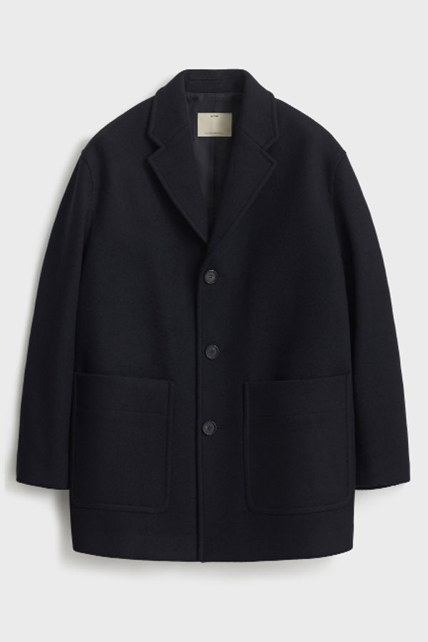Pottery Melton Wool Half Coat