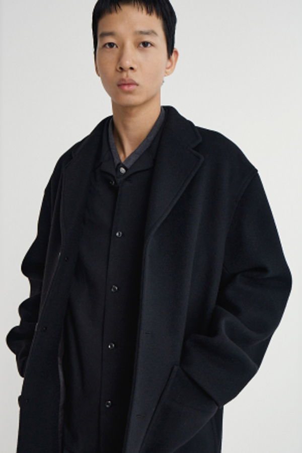 Pottery Melton Wool Half Coat