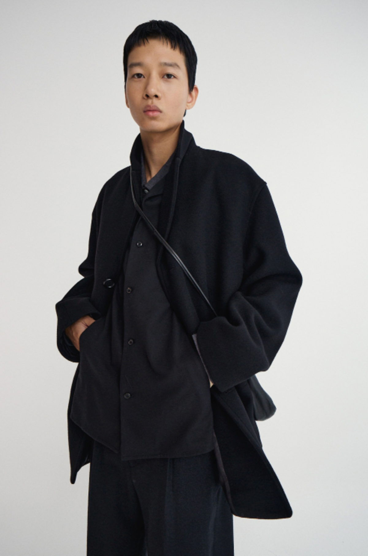 Pottery Melton Wool Half Coat - Image 5 of 6