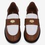 MIU MIU Loafers - Cognac/White - Thumbnail 2