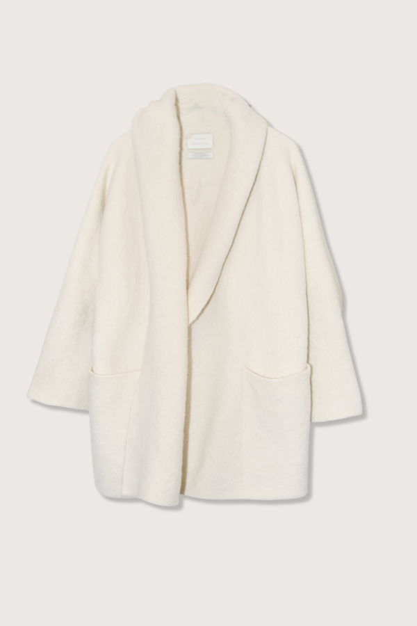 Lauren Manoogian Double Face Coat - Raw White