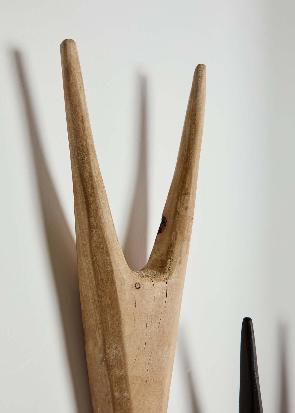 Kanju Interiors African Antelope Wood Bokkie Head Wall Sculpture - Image 2 of 12