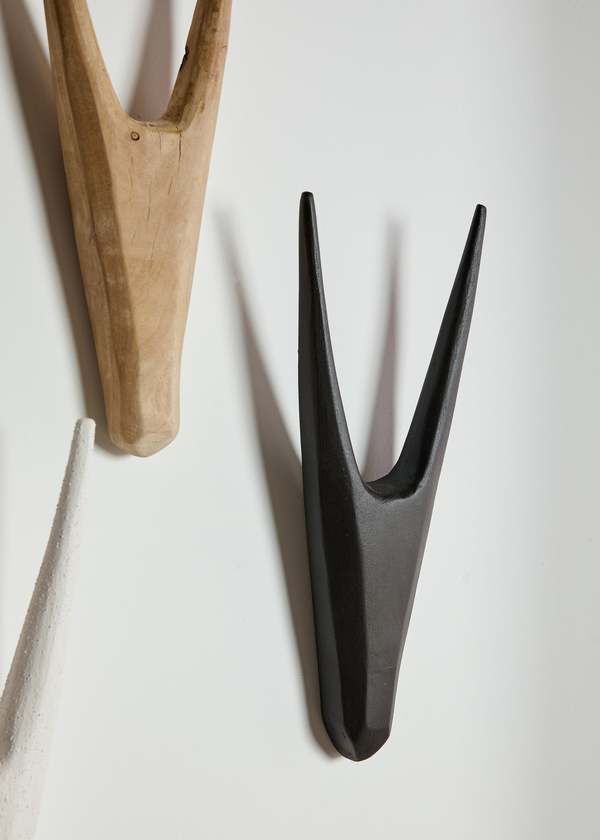 Kanju Interiors African Antelope Wood Bokkie Head Wall Sculpture