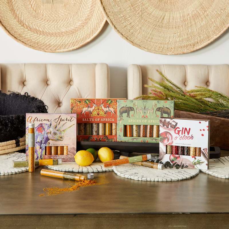 Kanju Interiors African Spirit Spice Gift Box Set