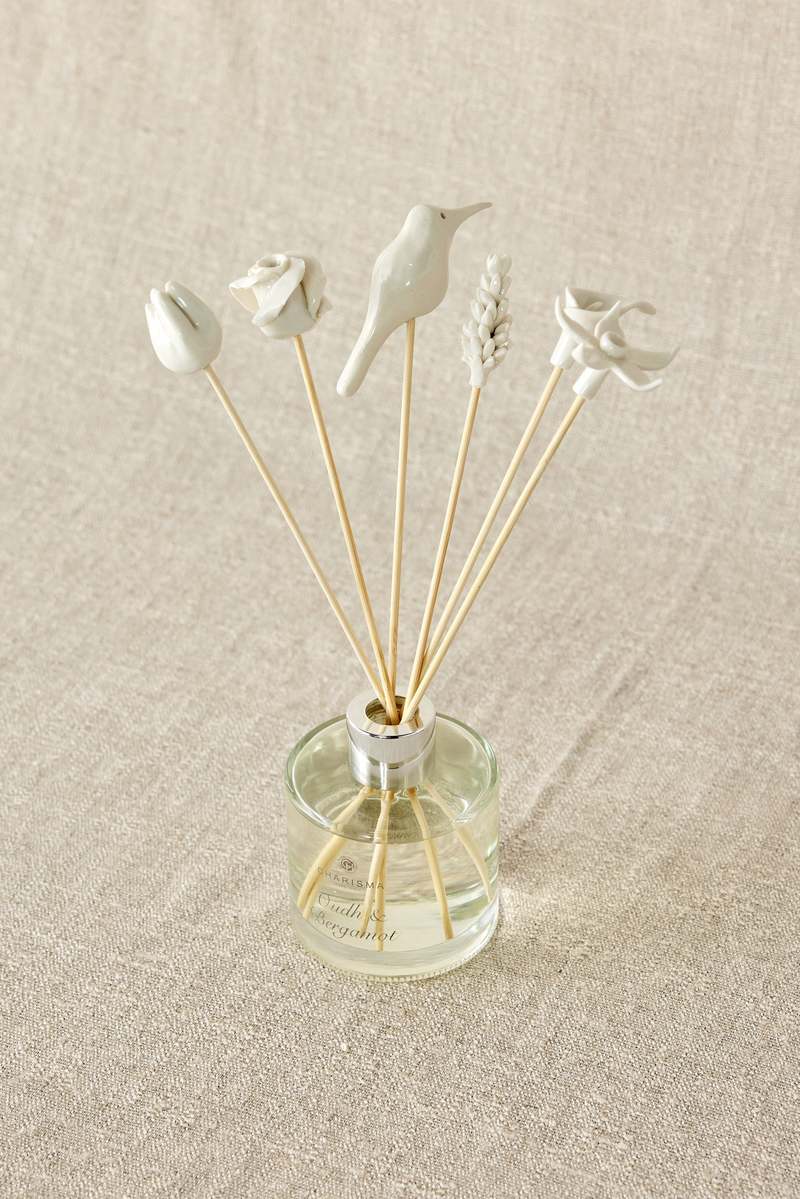 Kanju Interiors Country Flowers Bamboo Diffuser Sticks Set