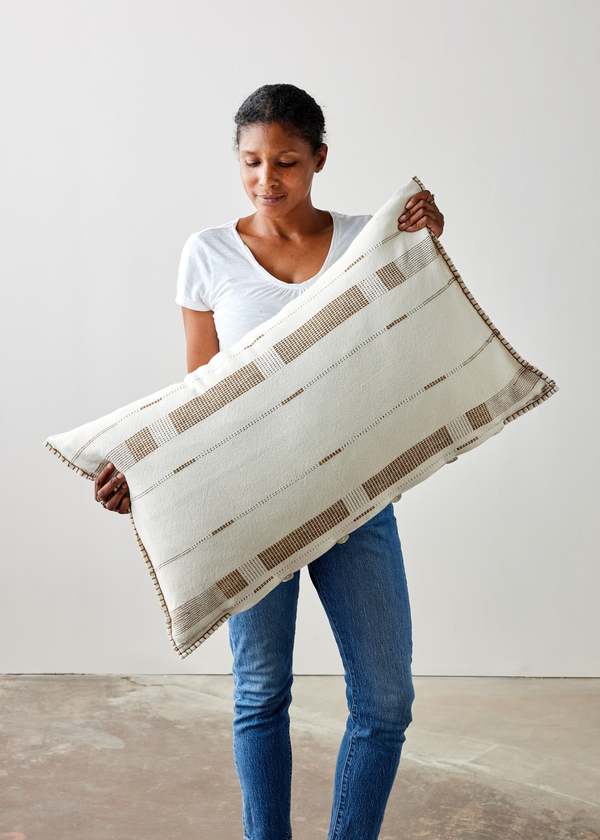 Kanju Interiors Fulcrum Patina Oversized Lumbar Pillow