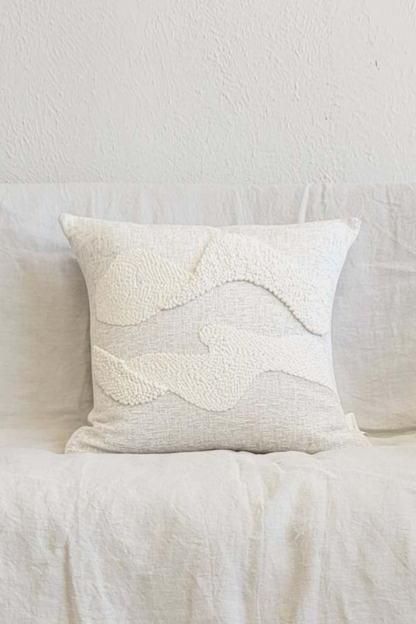 Kanju Interiors Karoo Cloud Eco-Cotton Throw Pillow