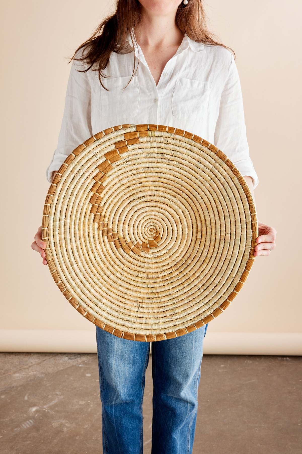 Kanju Interiors Konokono Banana Bark Basket - Image 1 of 8