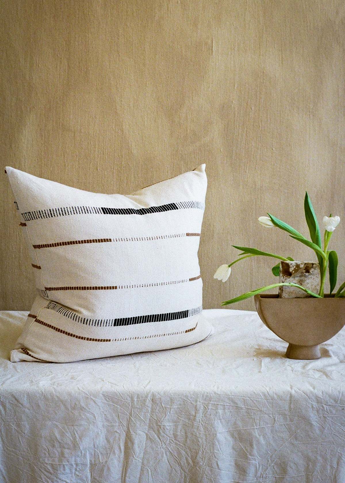 Kanju Interiors Mason Hand-Loomed Cotton Pillow - Image 8 of 9