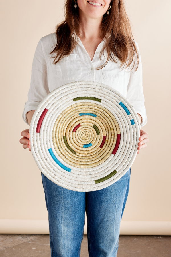 Kanju Interiors Mosaic Morse Wall Basket