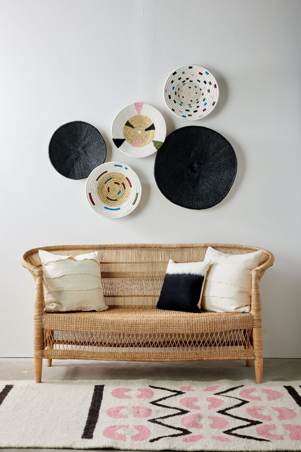 Kanju Interiors Mosaic Morse Wall Basket