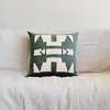 Kanju Interiors Ndebele Throw Pillow - Forest Green - Thumbnail 2