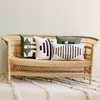 Kanju Interiors Ndebele Throw Pillow - Forest Green - Thumbnail 3