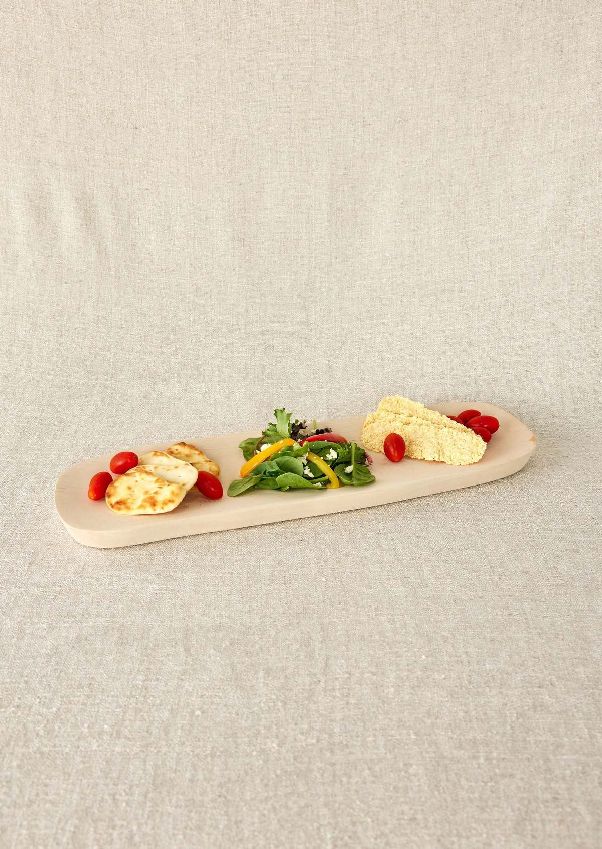 Kanju Interiors Organic Wooden Rectangle Bread Platter - Image 2 of 6