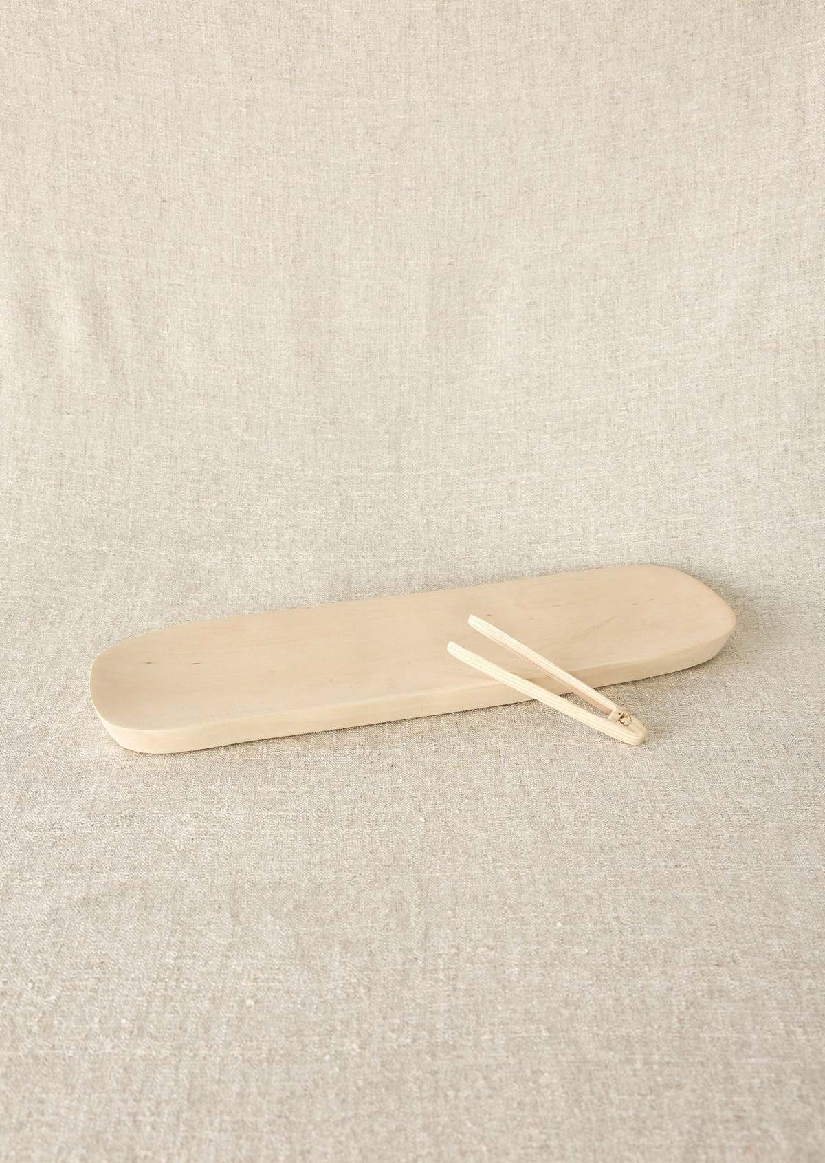 Kanju Interiors Organic Wooden Rectangle Bread Platter - Image 4 of 6