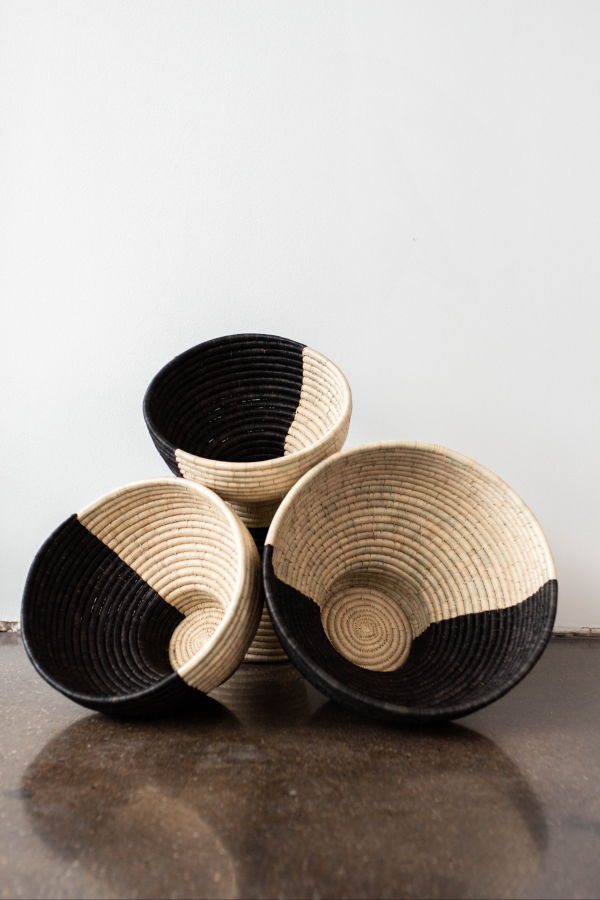 Kanju Interiors Pedestal Basket Bowl