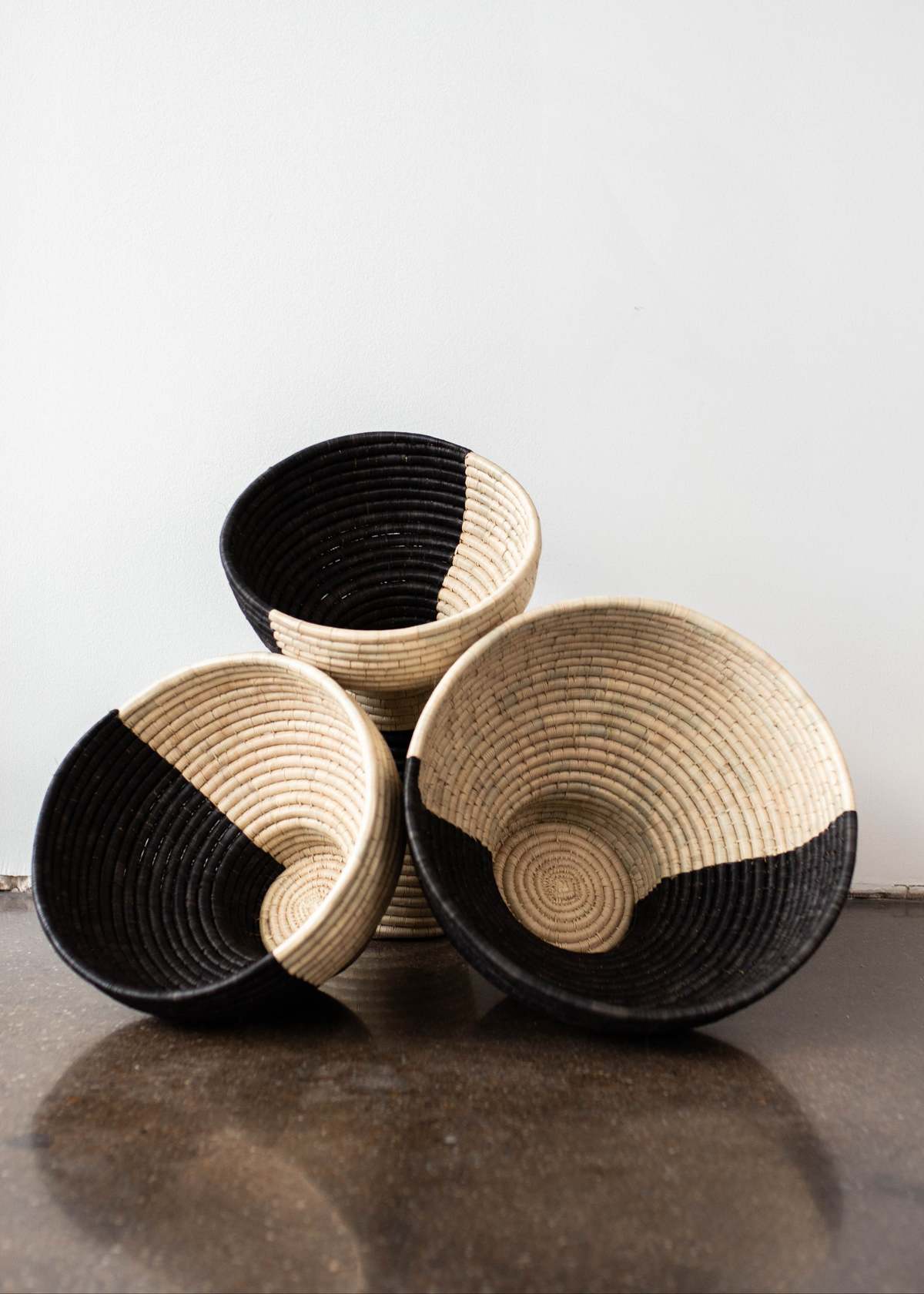 Kanju Interiors Pedestal Basket Bowl - Image 1 of 4