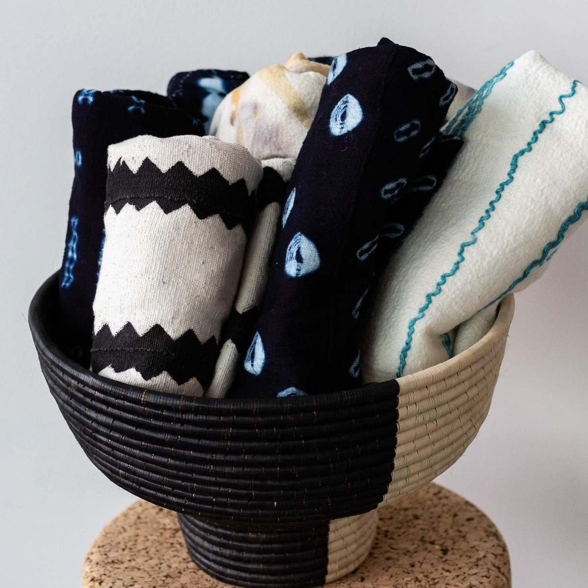 Kanju Interiors Pedestal Basket Bowl - Image 4 of 4