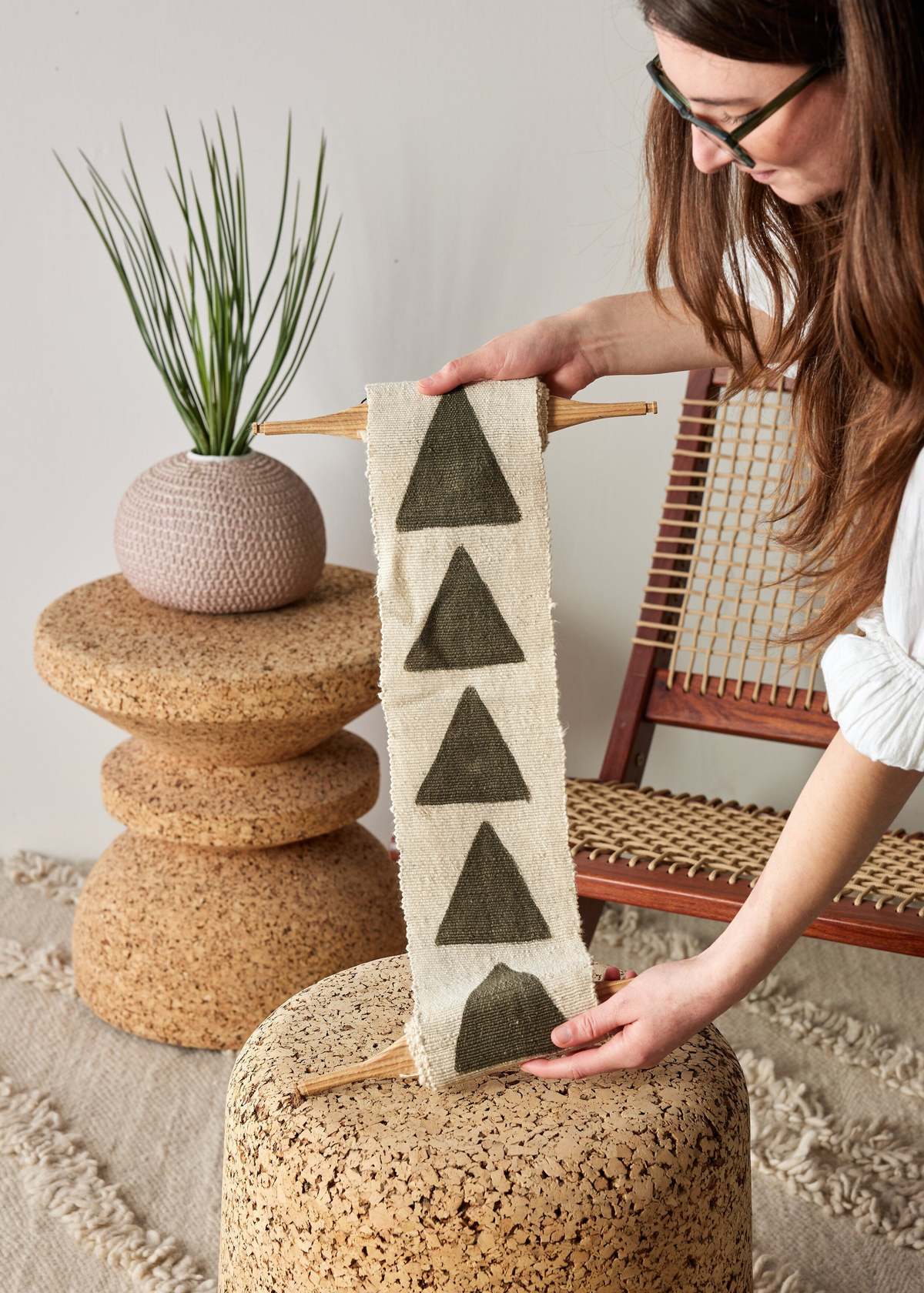 Kanju Interiors Purpose Bogolan Wall Totem - Image 2 of 2