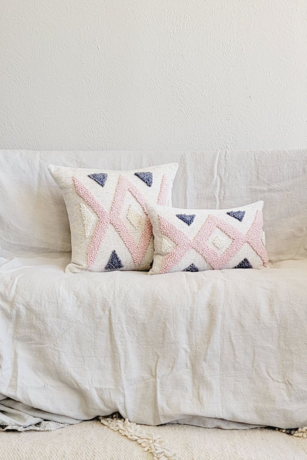 Kanju Interiors Quartz Cross Throw Pillow