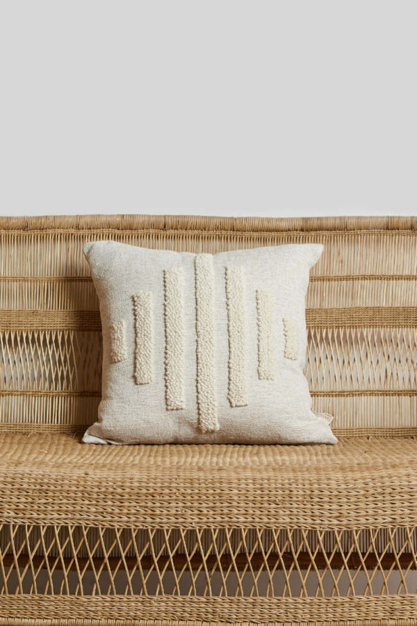 Kanju Interiors Slatted Diamond Throw Pillow