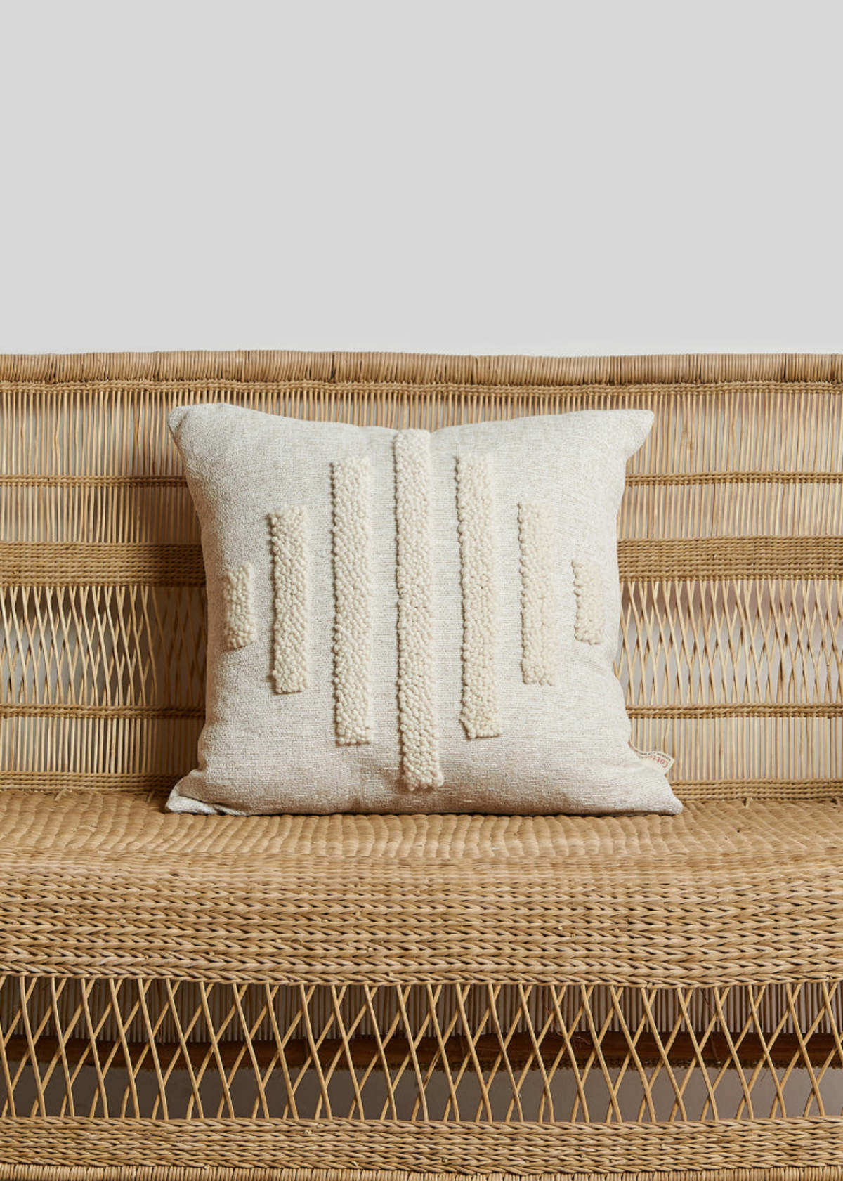Kanju Interiors Slatted Diamond Throw Pillow - Image 1 of 5