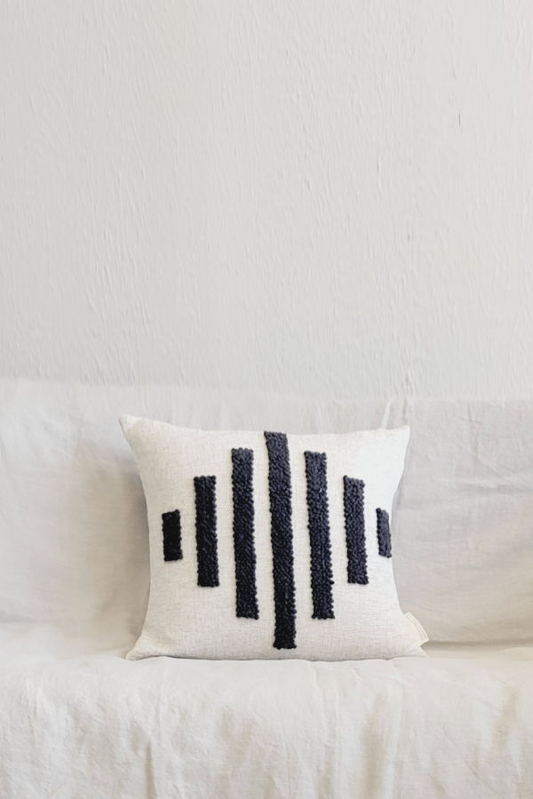 Kanju Interiors Slatted Diamond Throw Pillow