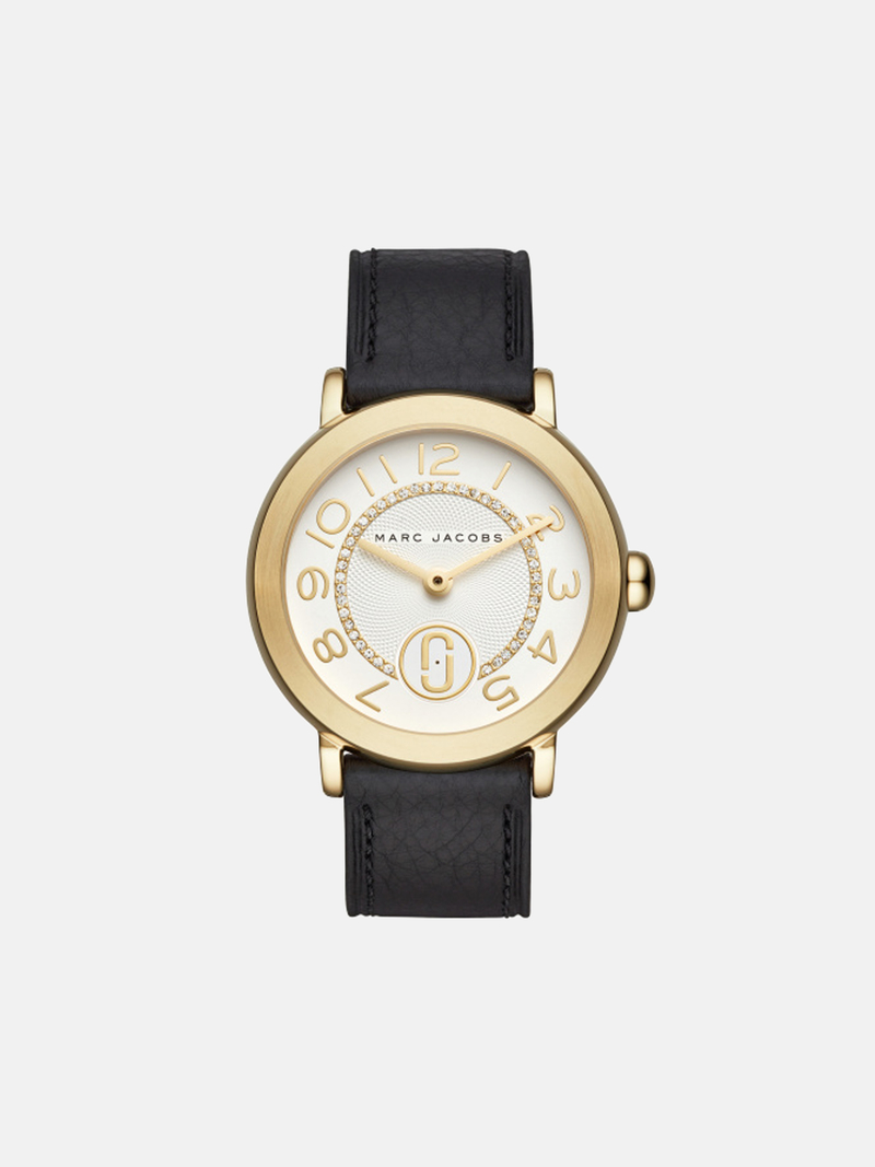 Marc by Marc Jacobs Riley Watch black/gold Garmentory