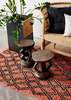 Kanju Interiors Tonga Stool African Artifact Wood Stool - Thumbnail 1