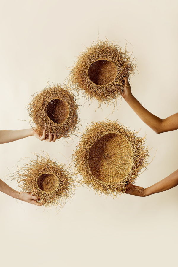 Kanju Interiors Vetiver Basket