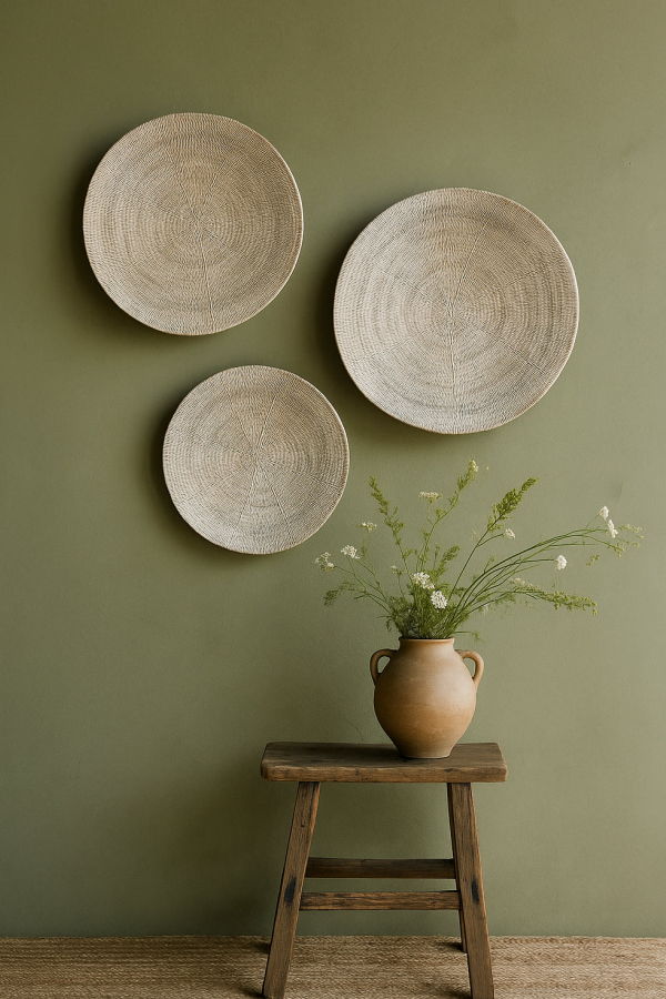 Kanju Interiors White Washed Makenge Basket