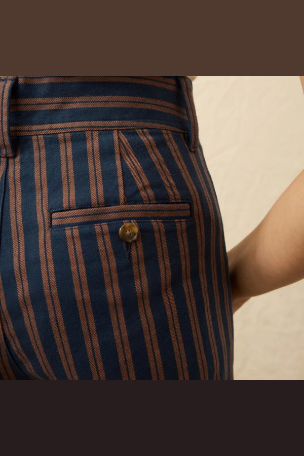 Faherty Twill Tide Pant - Stripe