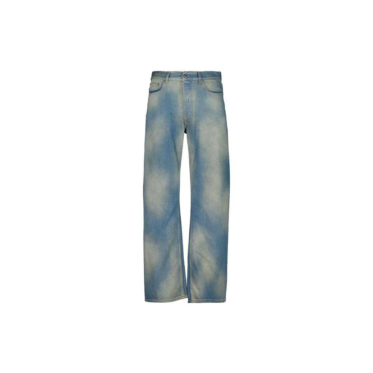 Off-White Diag Raw Patch 90s Skate Jeans - Dirty Blue - Image 1 of 5