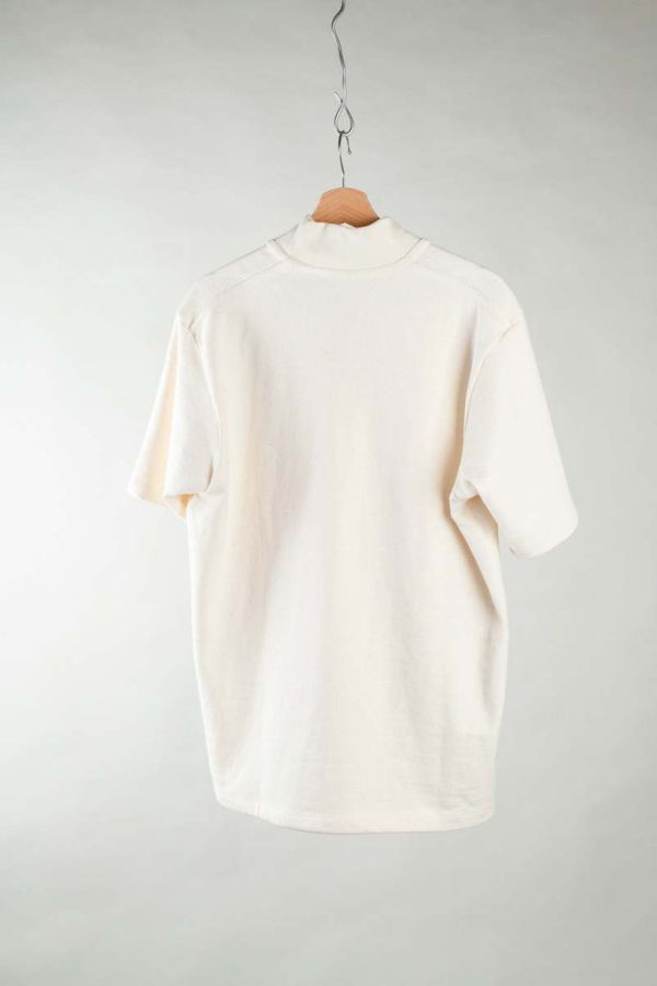 archie Hi-Neck Shirt - Ecru