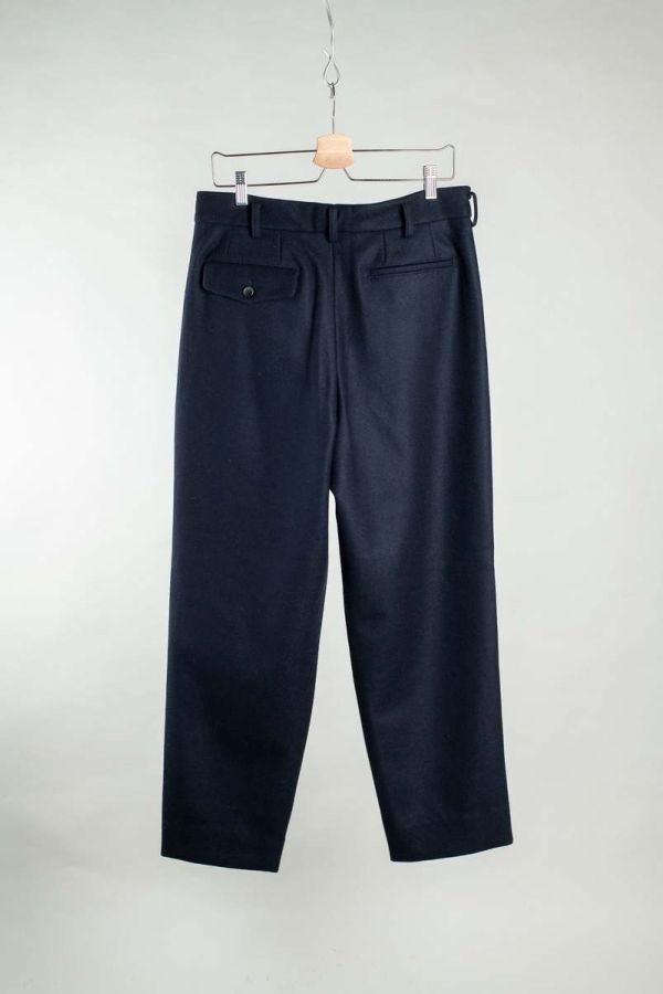 archie Slacks - 120 Wool Melton - Navy