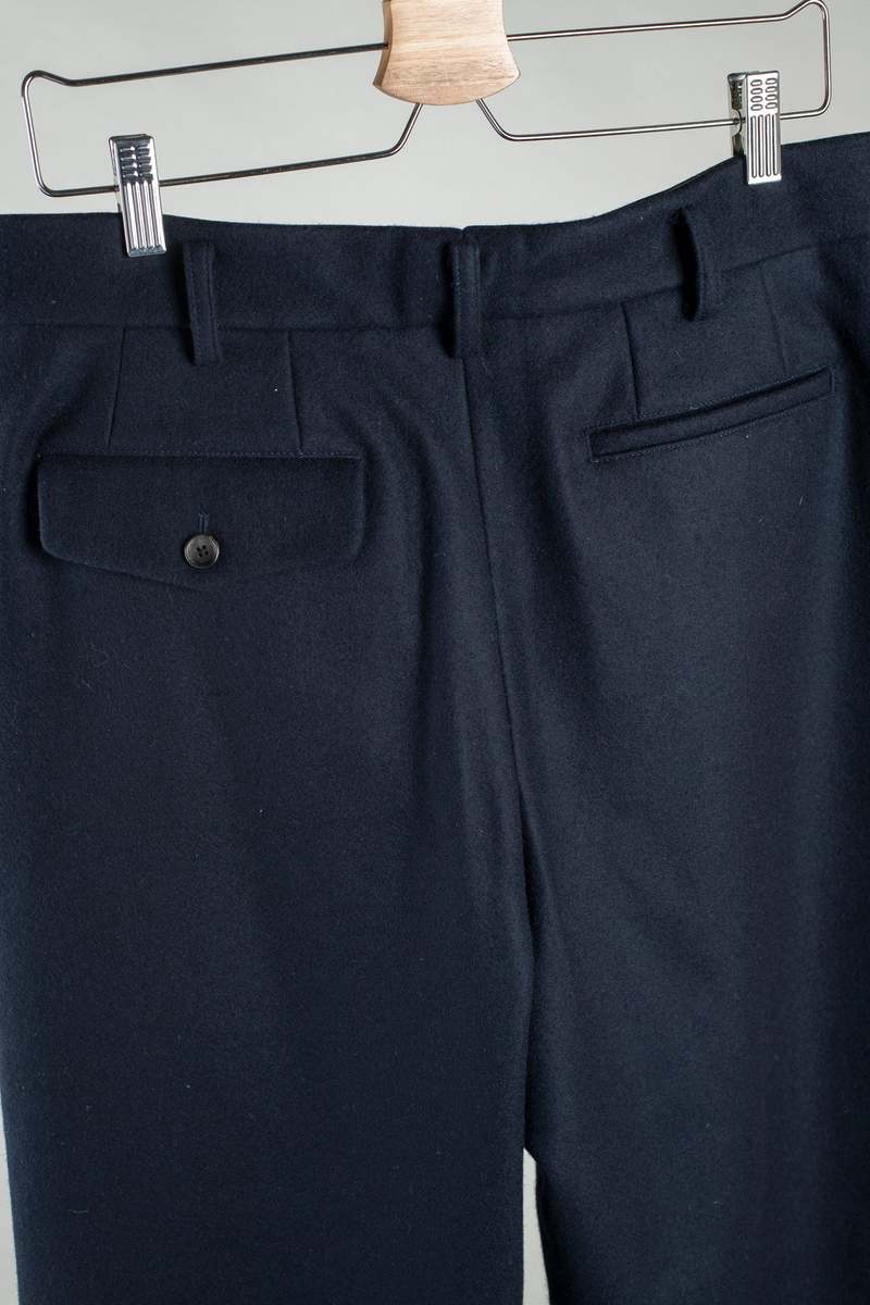 archie Slacks - 120 Wool Melton - Navy