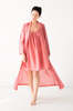 Salua Lingerie Classic Long Cotton/Silk Robe - Thumbnail 3