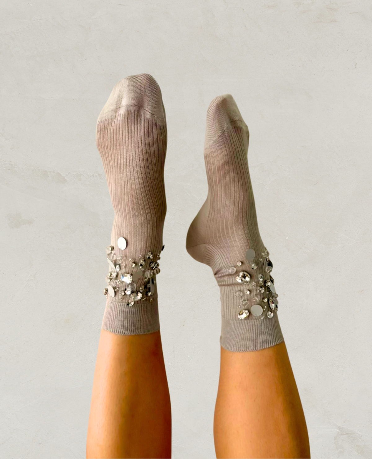 Maria La Rosa Angelina Socks - Perlino - Image 1 of 2