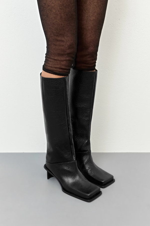 Miista Brianna Grain Tall Boots