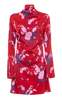 Des Phemmes Printed Mini Dress/ Scarf Rose - Thumbnail 2